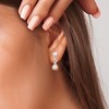 Boucles d'oreilles SC Crystal décorées de perles scintillantes - vue V2