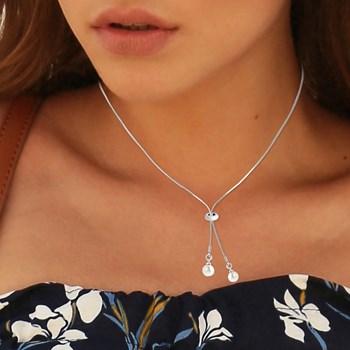 Collier SC Crystal décoré de perles scintillantes