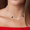 Collier SC Crystal décoré de perles scintillantes - vue V2