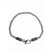 Bracelet style Balinais en argent pour homme ou femme - vue V1