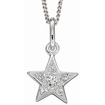 Collier étoile en argent 925/1000