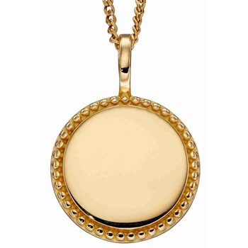 Collier plaqué or en argent 925/1000