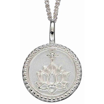 Collier fleur de lotus en argent 925/1000
