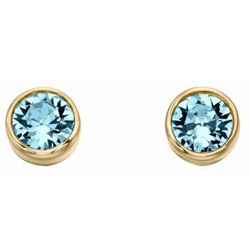 Boucle d'oreille plaqué or en argent 925/1000