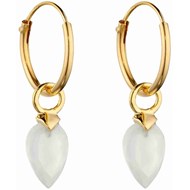 Boucle d'oreille plaqué or en argent 925/1000