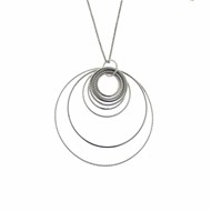 Collier Argent Rhodié Diamanté Chiara