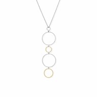 Collier Argent Rhodié Doré Diamanté Alessia