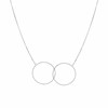 Collier Argent Rhodié Diamanté Greta - vue V1