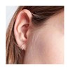 Boucles d'oreilles 'Tourbillon' Or Blanc et Diamant - vue V4