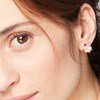 Boucles d'oreilles Or Jaune Diamant et Pierre précieuses - vue V2