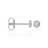 Boucles d'oreilles Or Blanc et Diamant - vue V1