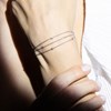 Bracelet Or Blanc et Diamant - vue V2