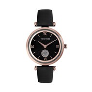 Montre analogique bracelet cuir LEONIE