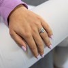 Bague Femme Ajustable Acier MATIASMA - vue V2