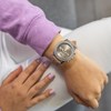 Coffret montre Femme GIORGIO bracelet Cuir Marron - vue V2