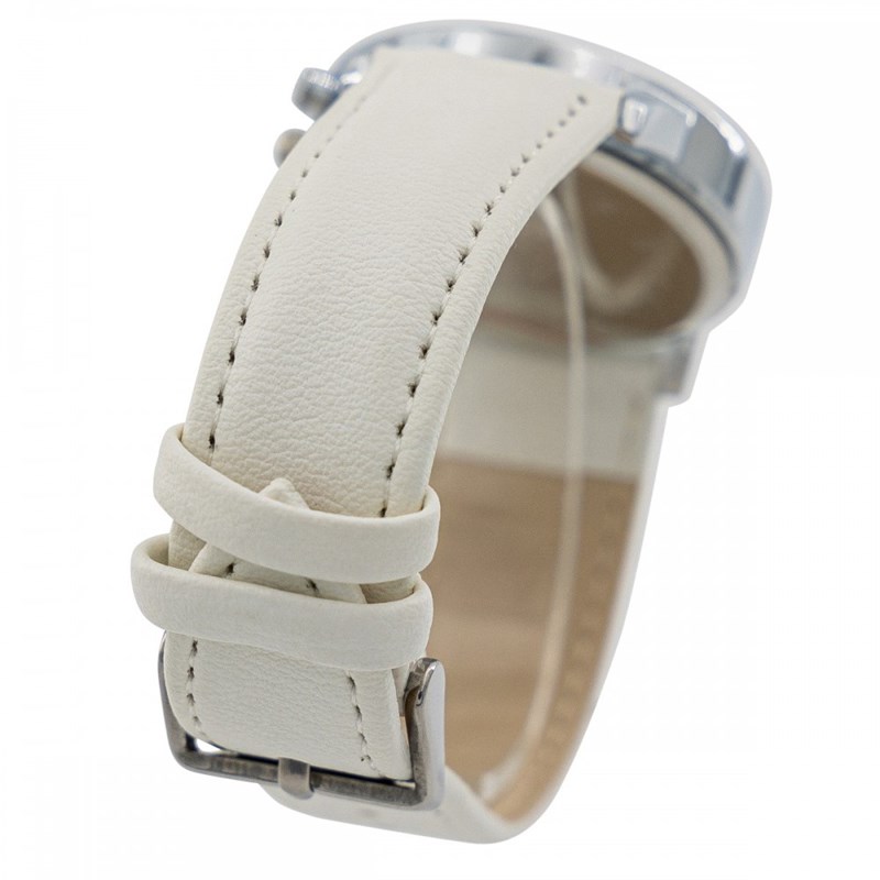 Coffret montre Femme GIORGIO bracelet Cuir Blanc - vue 3