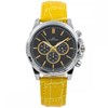 Coffret montre Homme GIORGIO bracelet Cuir Jaune - vue V1