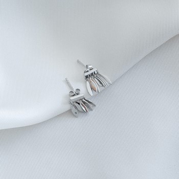 Petites Boucles d'Oreilles Argent Pampilles