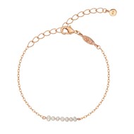 Bracelet perle chaîne GABRIELLE Doré & Perles de culture