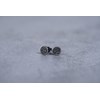 Boucles d'oreilles clous Vitor en PVD - vue V3