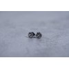 Boucles d'oreilles clous Vitor en PVD - vue V3