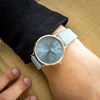 Montre Femme GIORGIO bracelet Cuir Bleu - vue V2