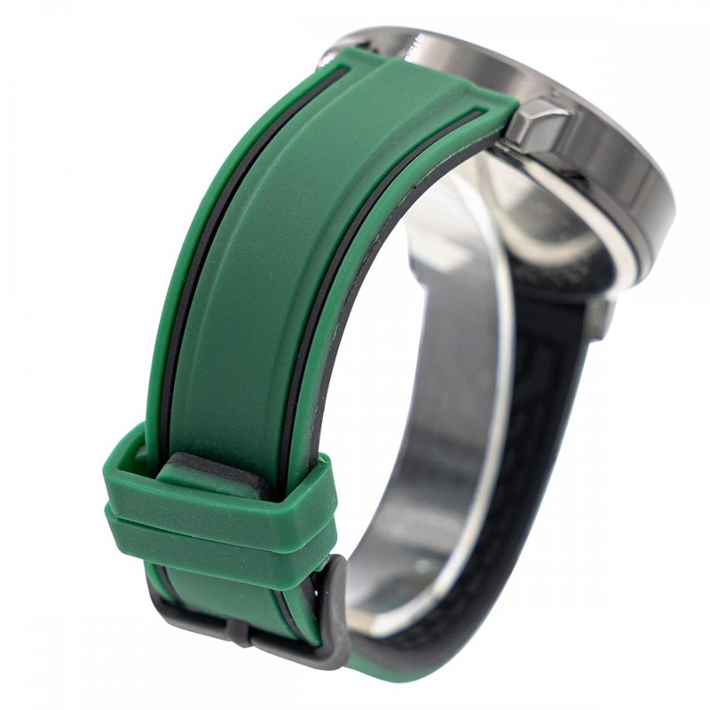 Montre Homme GIORGIO bracelet Silicone Vert - vue 3