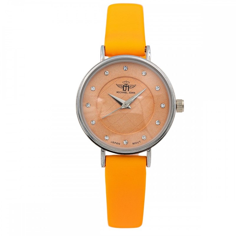 Montre Femme M. JOHN bracelet Cuir Orange