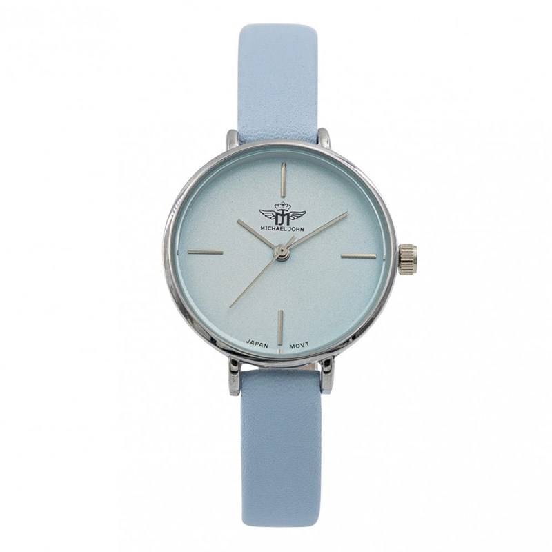 Montre Femme M. JOHN bracelet Cuir Bleu