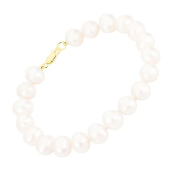 Bracelet Or et Perles - Femme