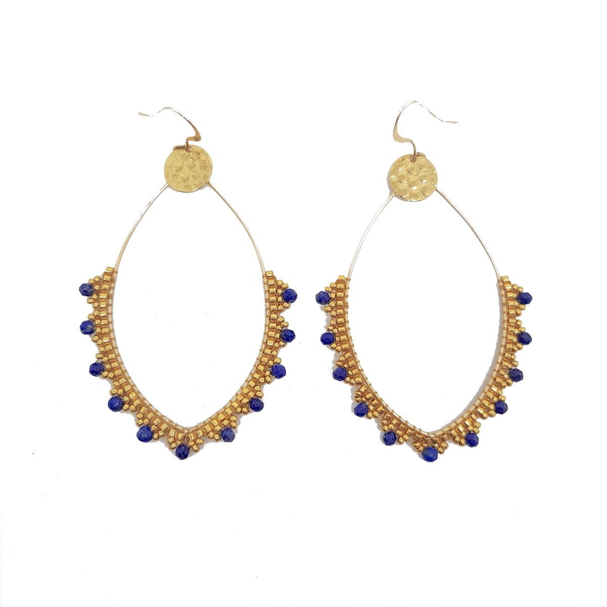 Boucles Zanzibar Lapis Lazuli