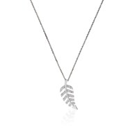 Pendentif Or Blanc et Diamant