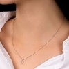 Pendentif 'Mon Amoureux' Or blanc et Diamant - vue V2