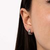 Boucles d'oreilles Or Blanc et Diamant - vue V3