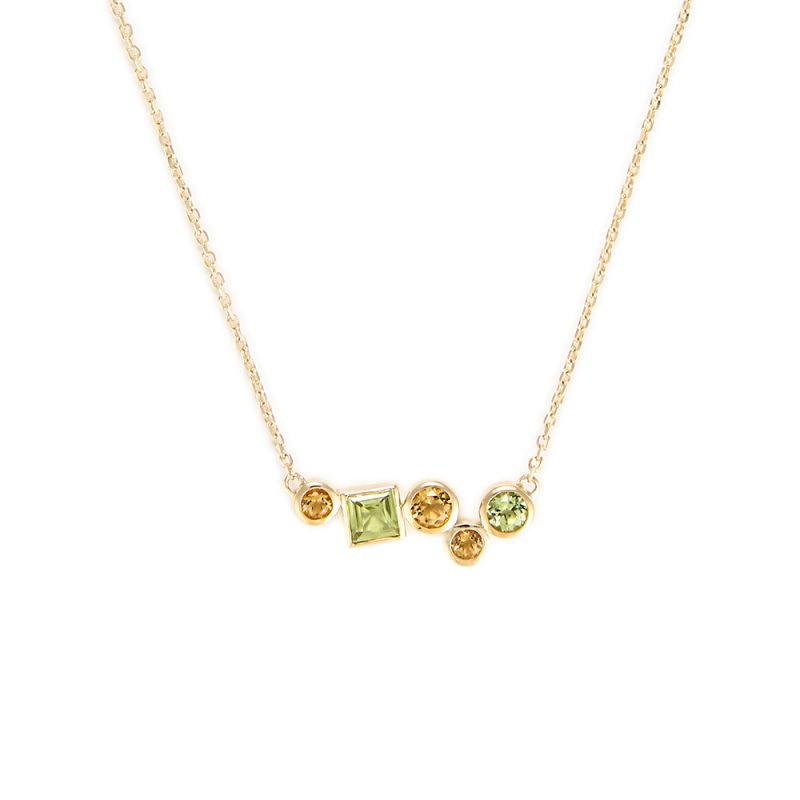 Collier 'Colorama Citrine Peridot'