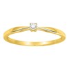 Solitaire Diamant 0.04CT - Or 18 carats - vue V1