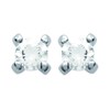 Boucles d'oreilles Brillaxis puces 2mm - vue V1