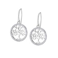 Boucles d'oreilles Lotus Silver Collection Family Tree