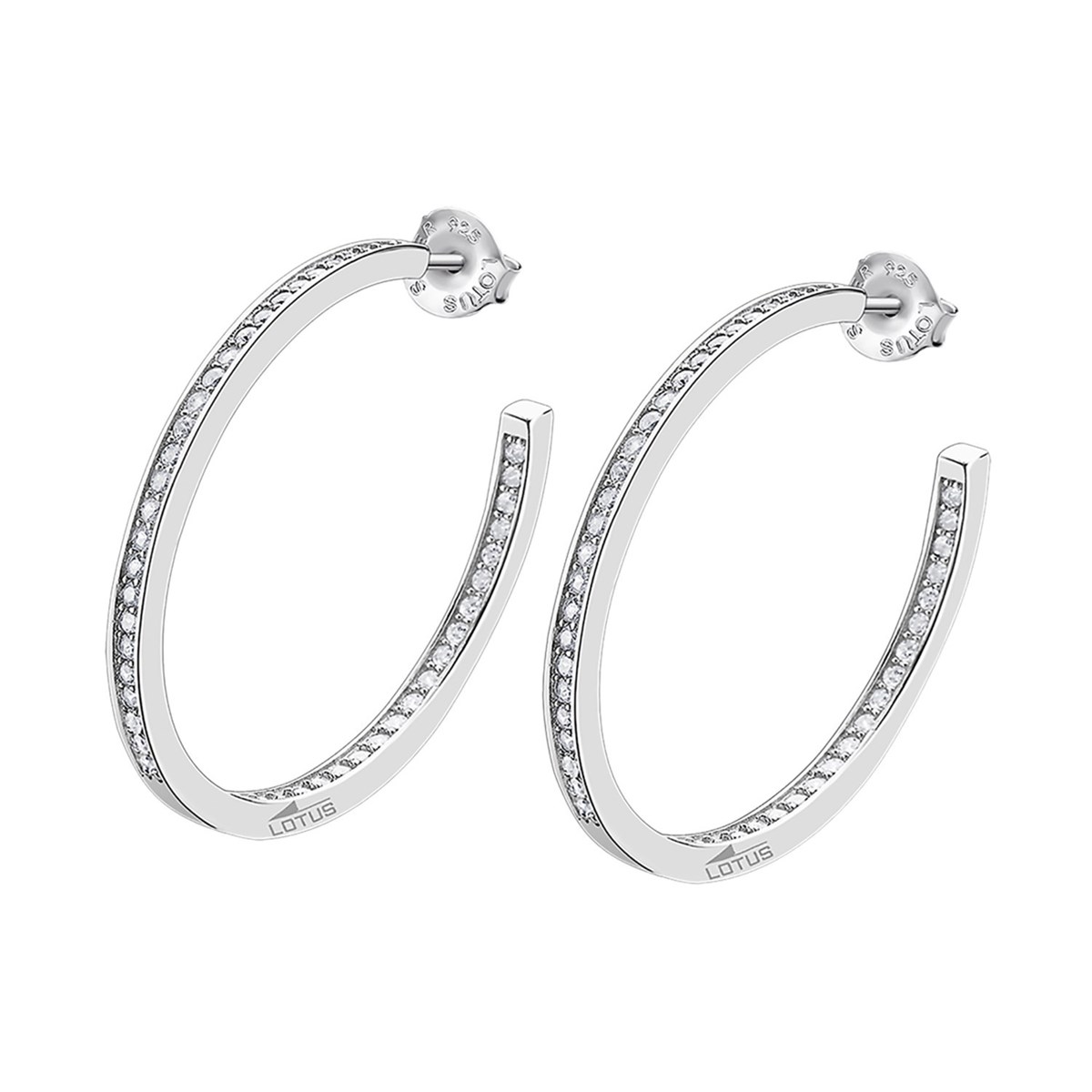 Créoles Lotus Silver Collection It Girl 25 mm
serties oxydes de zirconium