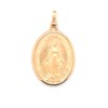 Médaille vierge miraculeuse or jaune 9 carats - vue V1