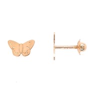 Boucles d'oreilles Papillon or 18 carats