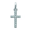 Pendentif Brillaxis croix empierrée OZ - vue V1