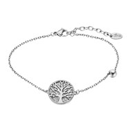 Bracelet Lotus Style arbre de vie acier