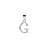 Pendentif Initiale Lettre G - Argent