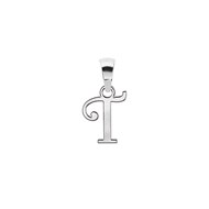 Pendentif Initiale Lettre T - Argent