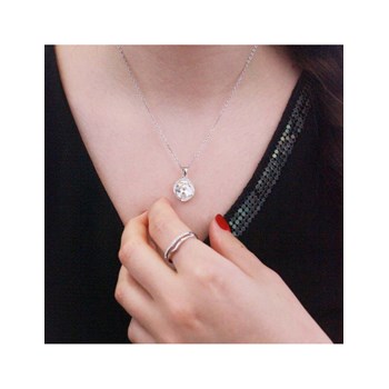 Tiffy hanger - Roségoud en kristal