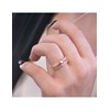 Bague Empress - Or Rosé et Cristal - vue V2