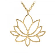 Collier fleur de lotus SC Bohème