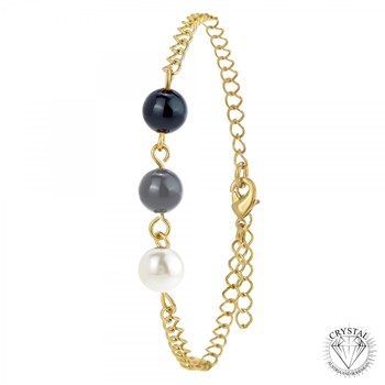 SC Kristallen armband met fonkelende parels