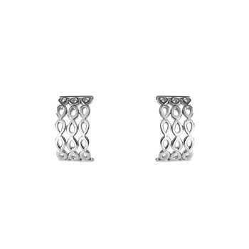 Boucles d'oreilles en argent 925 rhodié